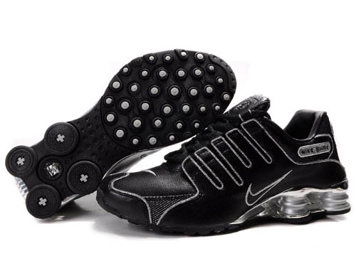 Mens Nike Shox Nz Sl Si Shoes Black Silver